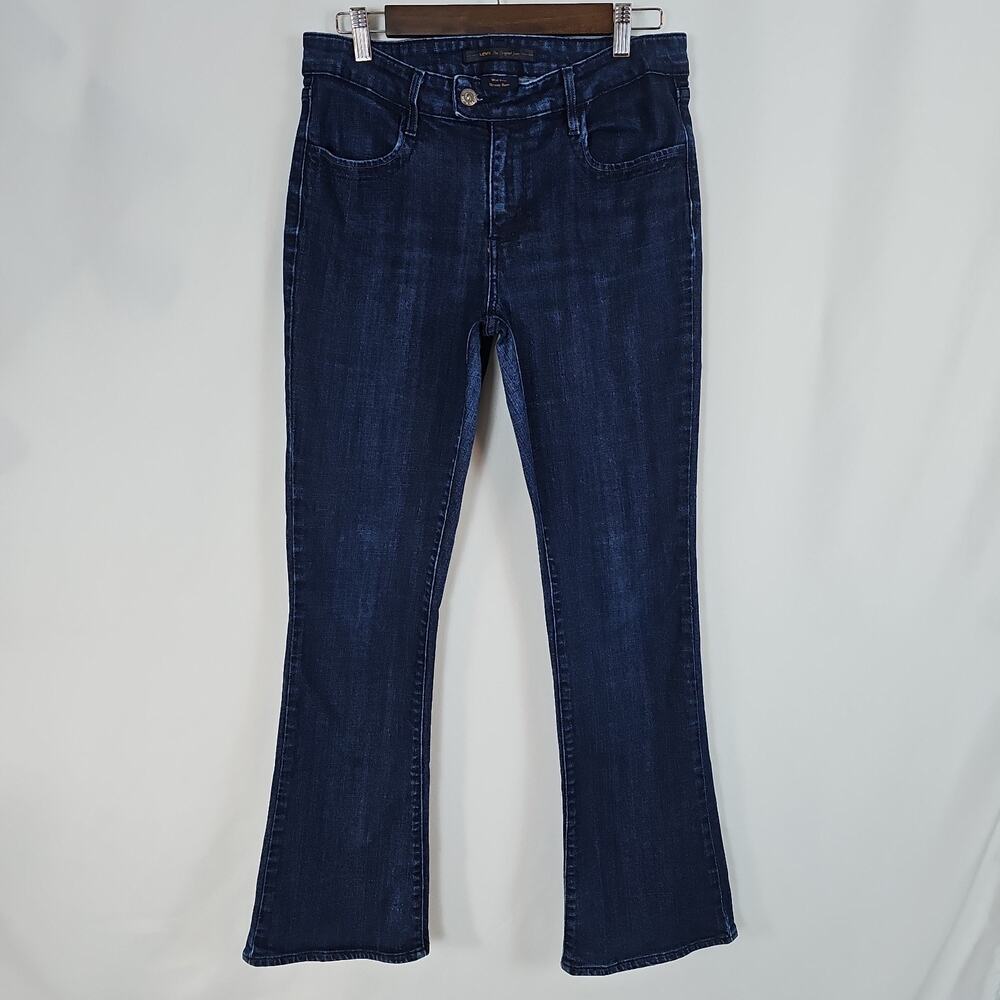 Levis The Original Jean Women Size 10M Mid Rise Skinny Boot Blue Denim W30xL30.5